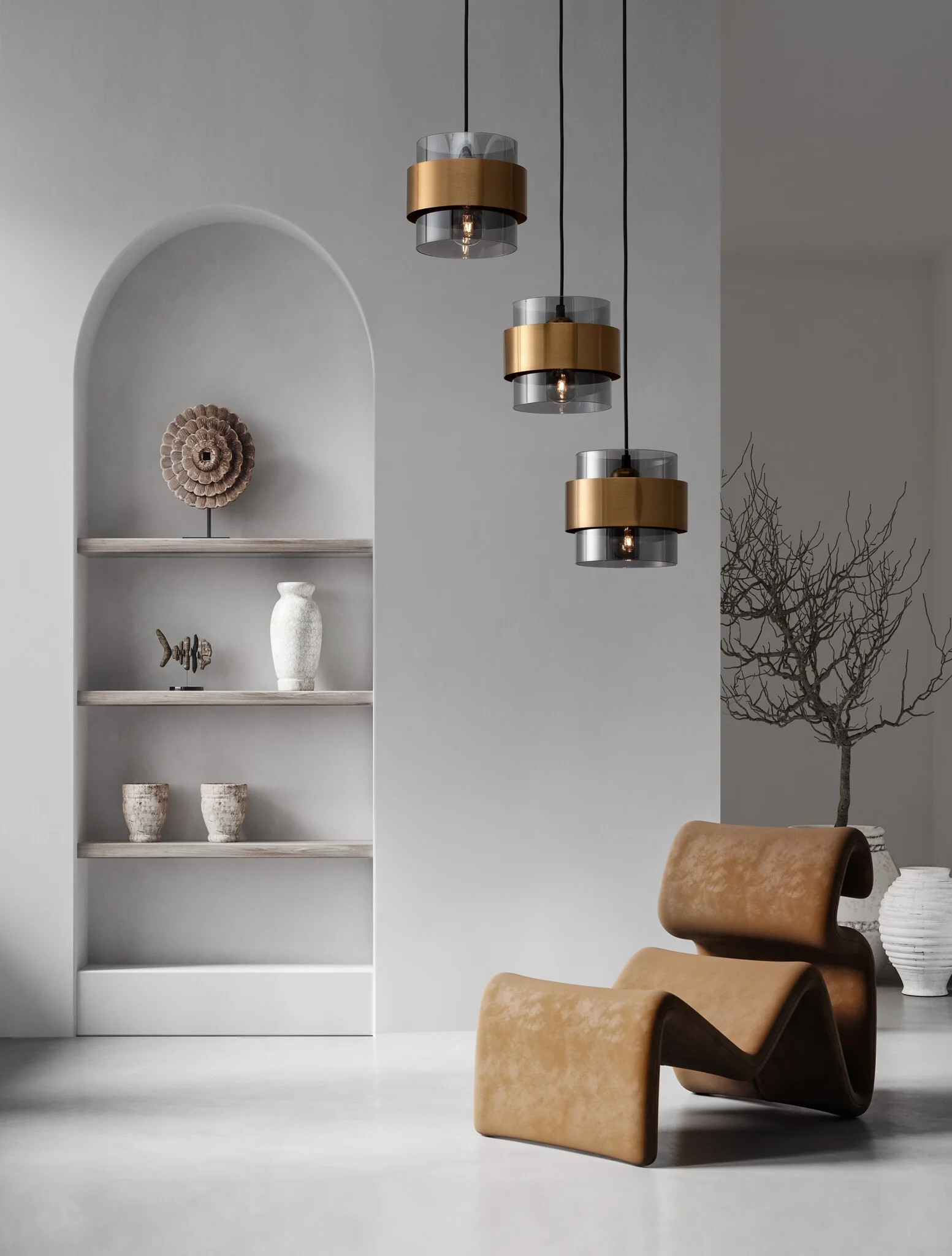 SIANNA Pendelleuchte  450 mm dimmbar