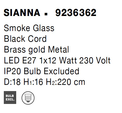 SIANNA Pendelleuchte  180 mm dimmbar - Image 7
