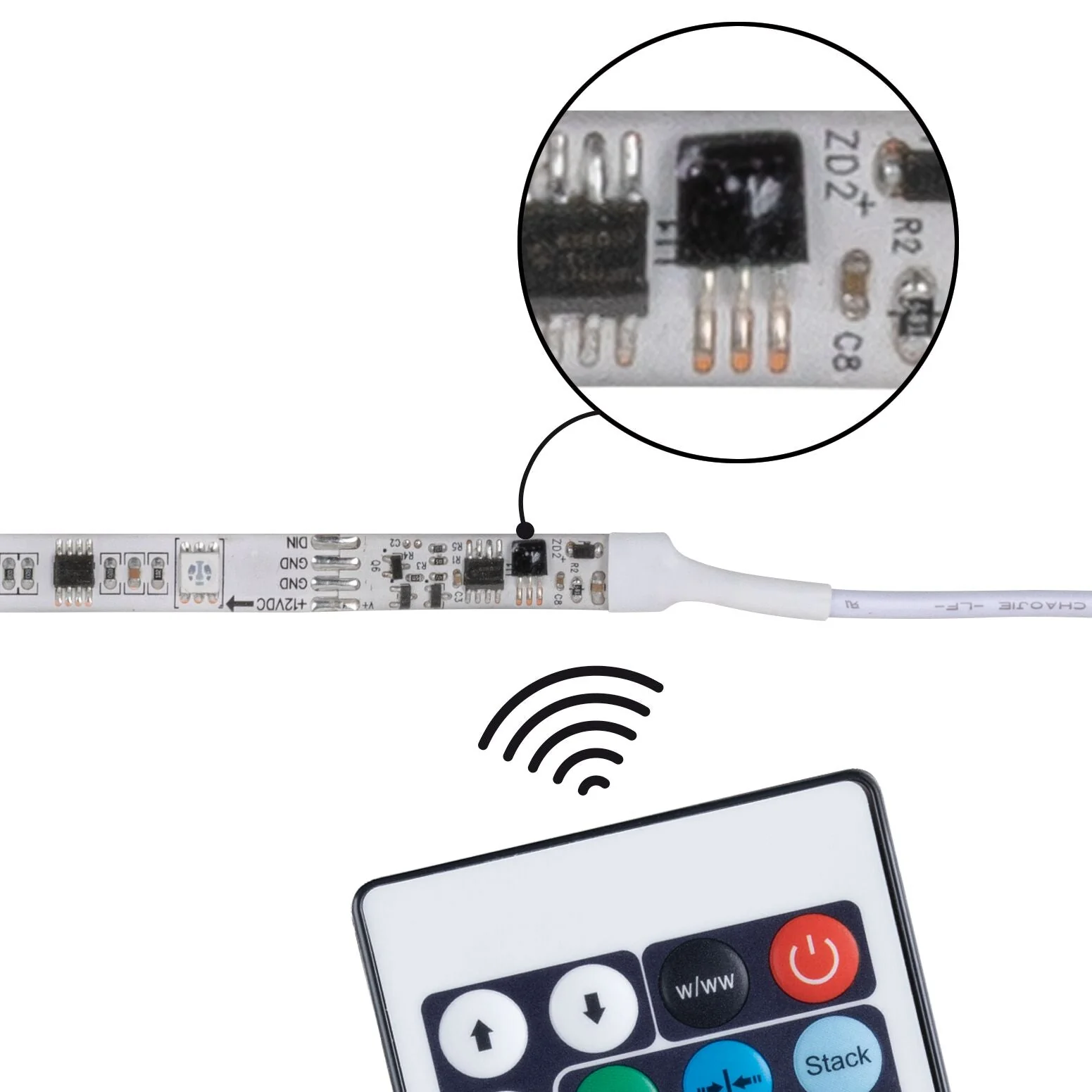SimpLED Motion RGB Komplettset 10m 17W 65lm/m RGB 18VA - Image 4