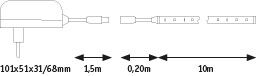 SimpLED Tageslichtweiß Komplettset 10m 22W 3100lm 60 LEDs/m 6500K 24VA - Image 3