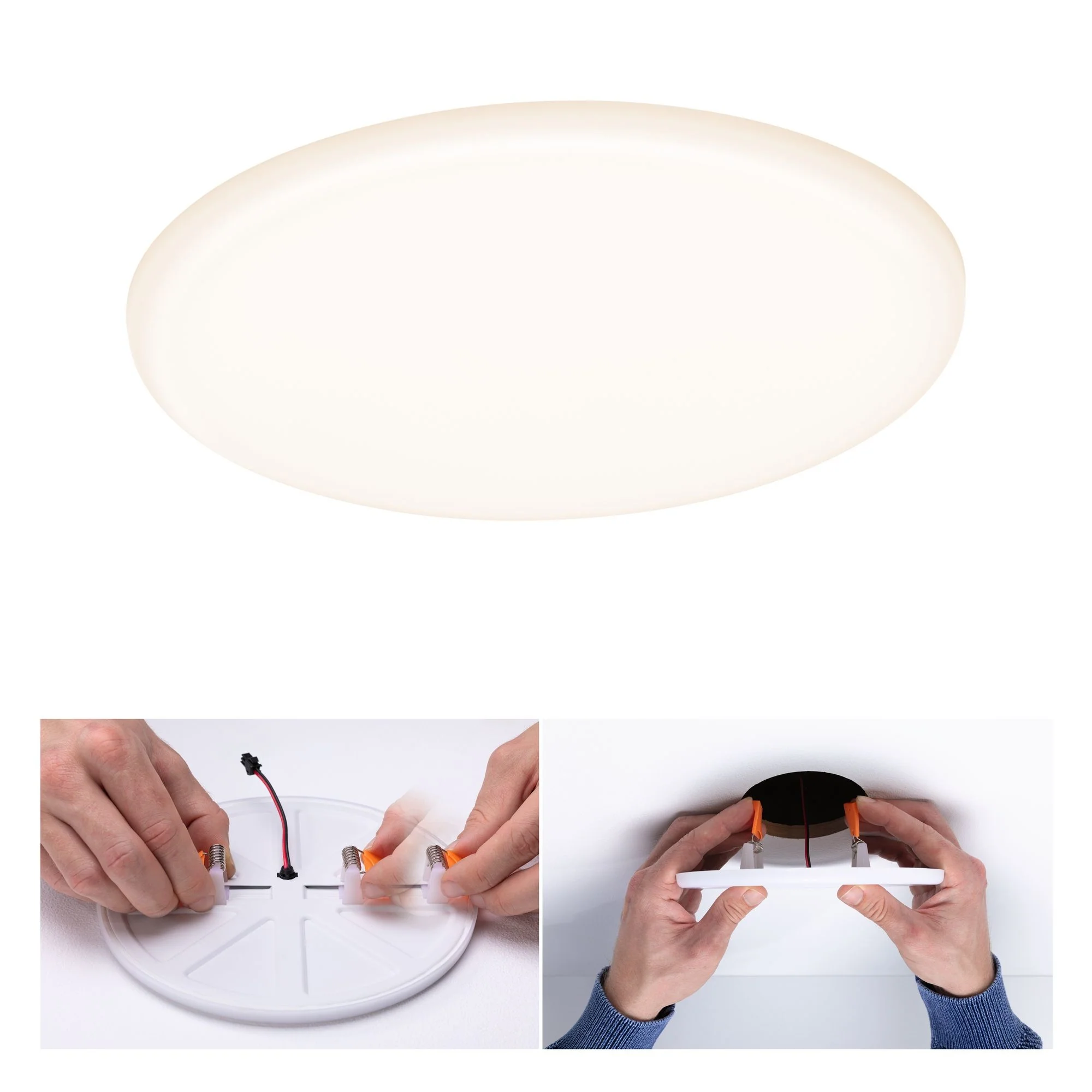 Smart Home Zigbee LED Einbaupanel Veluna VariFit Tunable White 185mm IP44 15W Einbaustrahler - Image 2