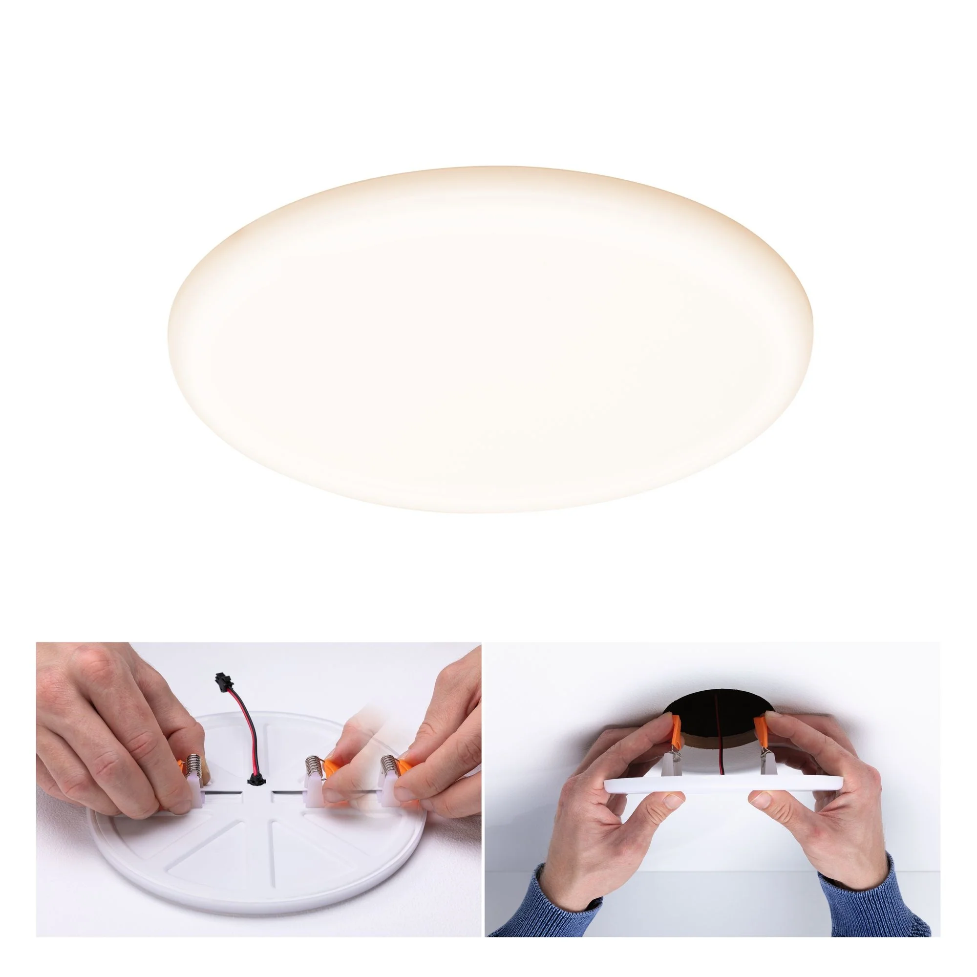 Smart Home Zigbee LED Einbaupanel Veluna VariFit Tunable White 215mm IP44 17W Einbaustrahler - Image 2