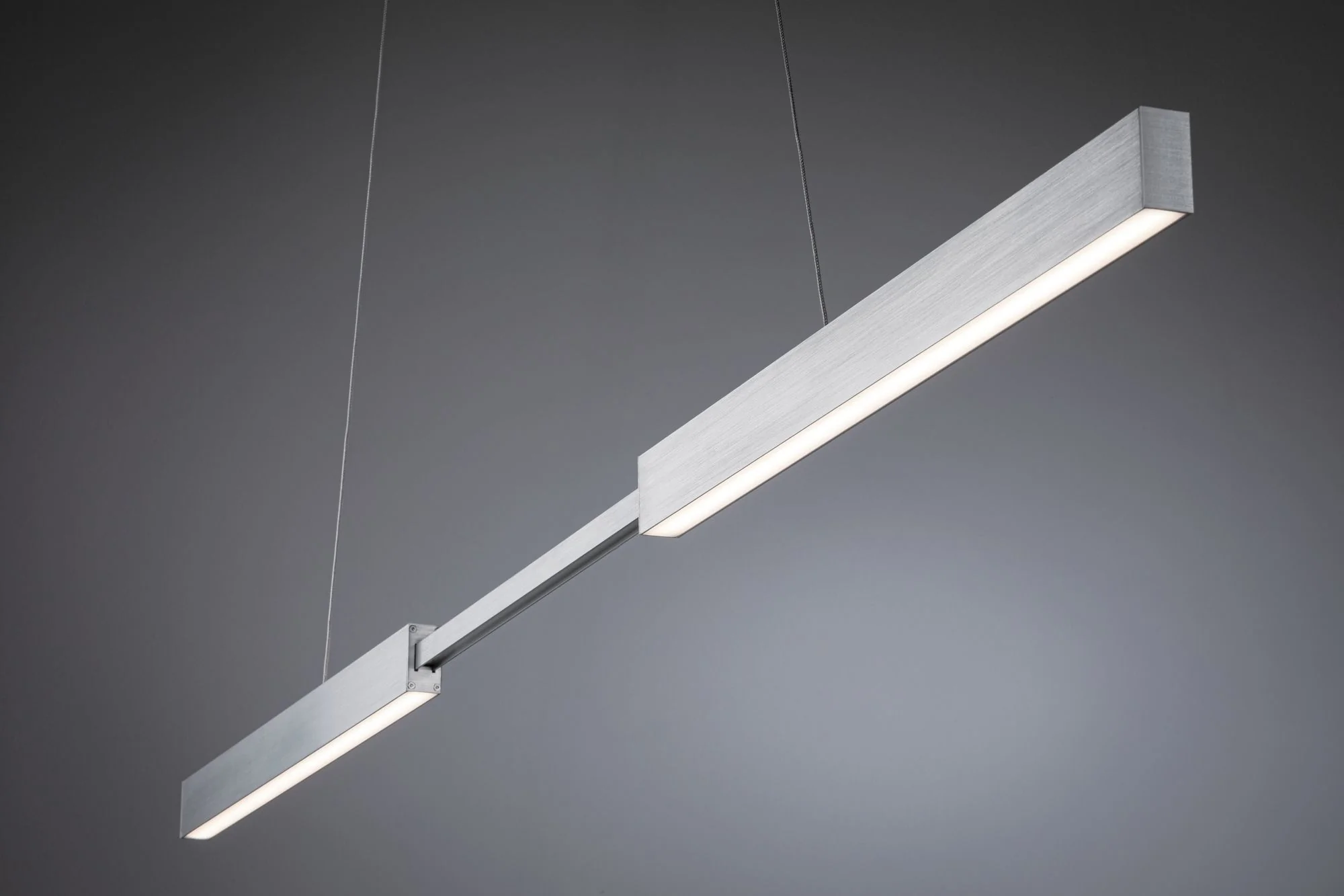 SmartHome Zigbee LED Pendelleuchte Aptare 18W Dimmbar Alu gebürstet Metall Pendelleuchte - Image 3