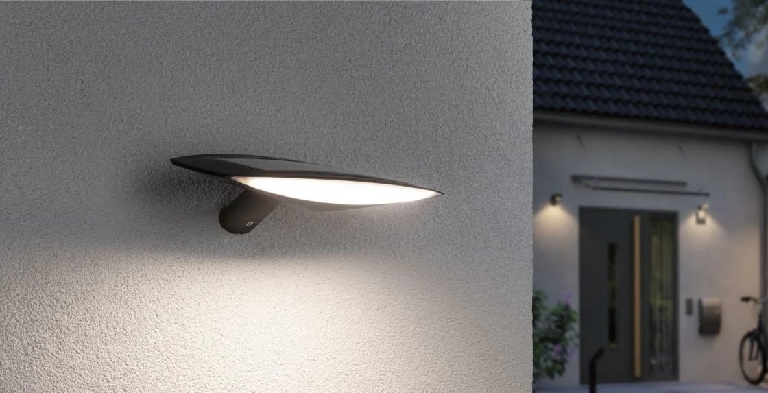 Solar LED Außenwandleuchte Kiran Bewegungsmelder - Image 3