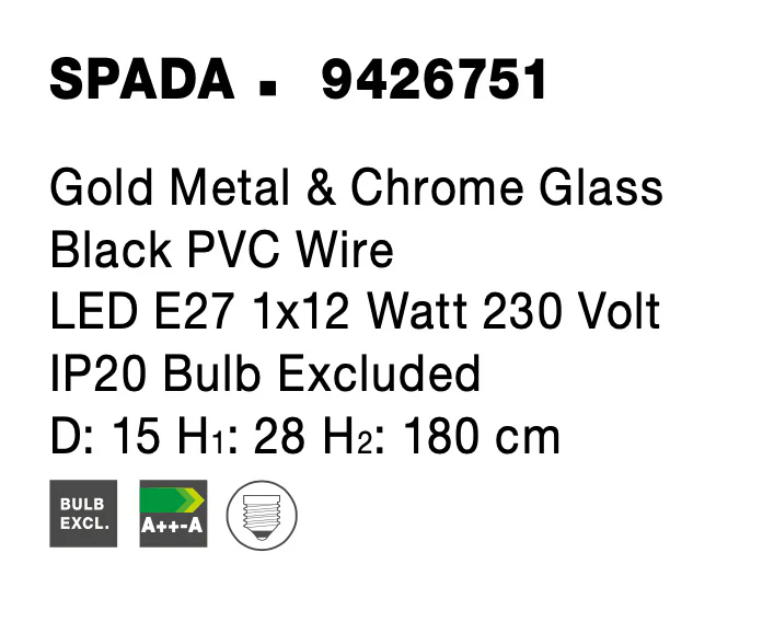 SPADA Pendelleuchte  150 mm dimmbar - Image 3