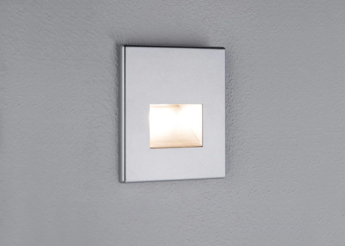 Special Wand EBL Set Edge eckig LED1x1,1W 230V Chrom matt Wandeinbauleuchte - Image 5