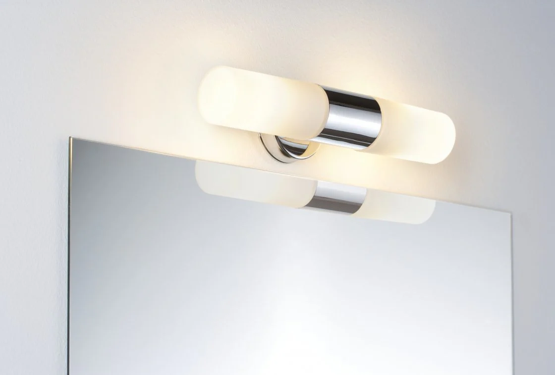 Spiegelleuchte Lenia  IP44 E14 230V max. 2x20W Chrom/Opak - Image 3