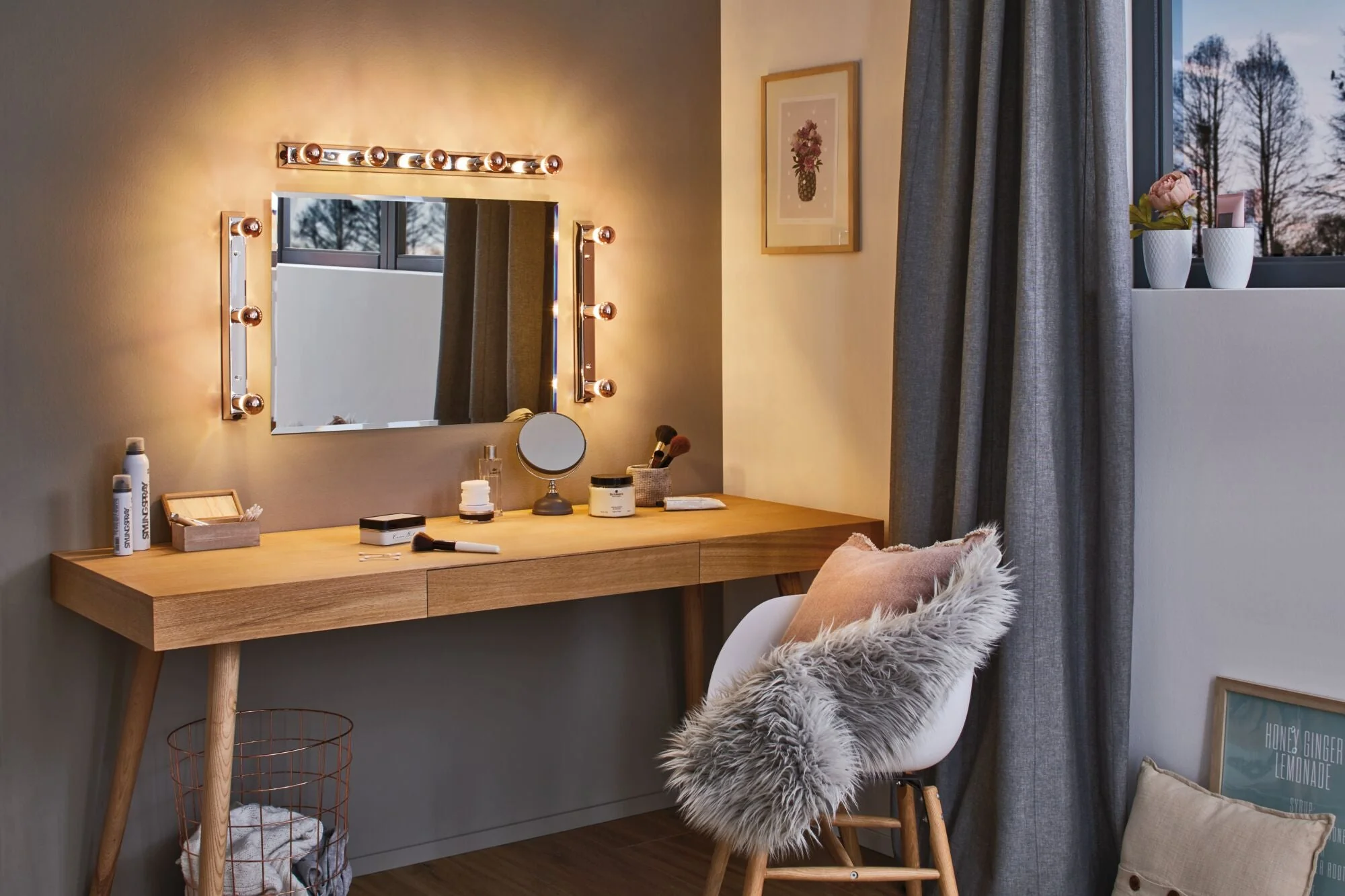 Spiegelleuchte Mirror Regula E14 230V max. 3x40W dimmbar Chrom - Image 5