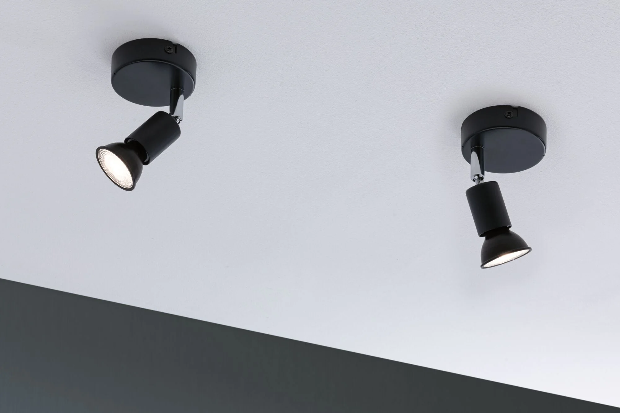 Spotlight Carolina IP44 GU10 230V max. 10W dimmbar Anthrazit/Chrom - Image 3
