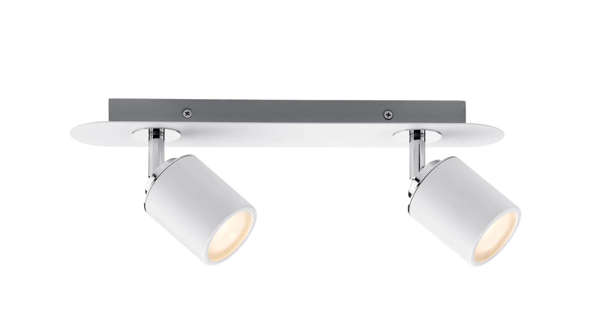 Spotlight Tube IP44 GU10 230V max. 2x10W dimmbar Weiß/Chrom - Image 3