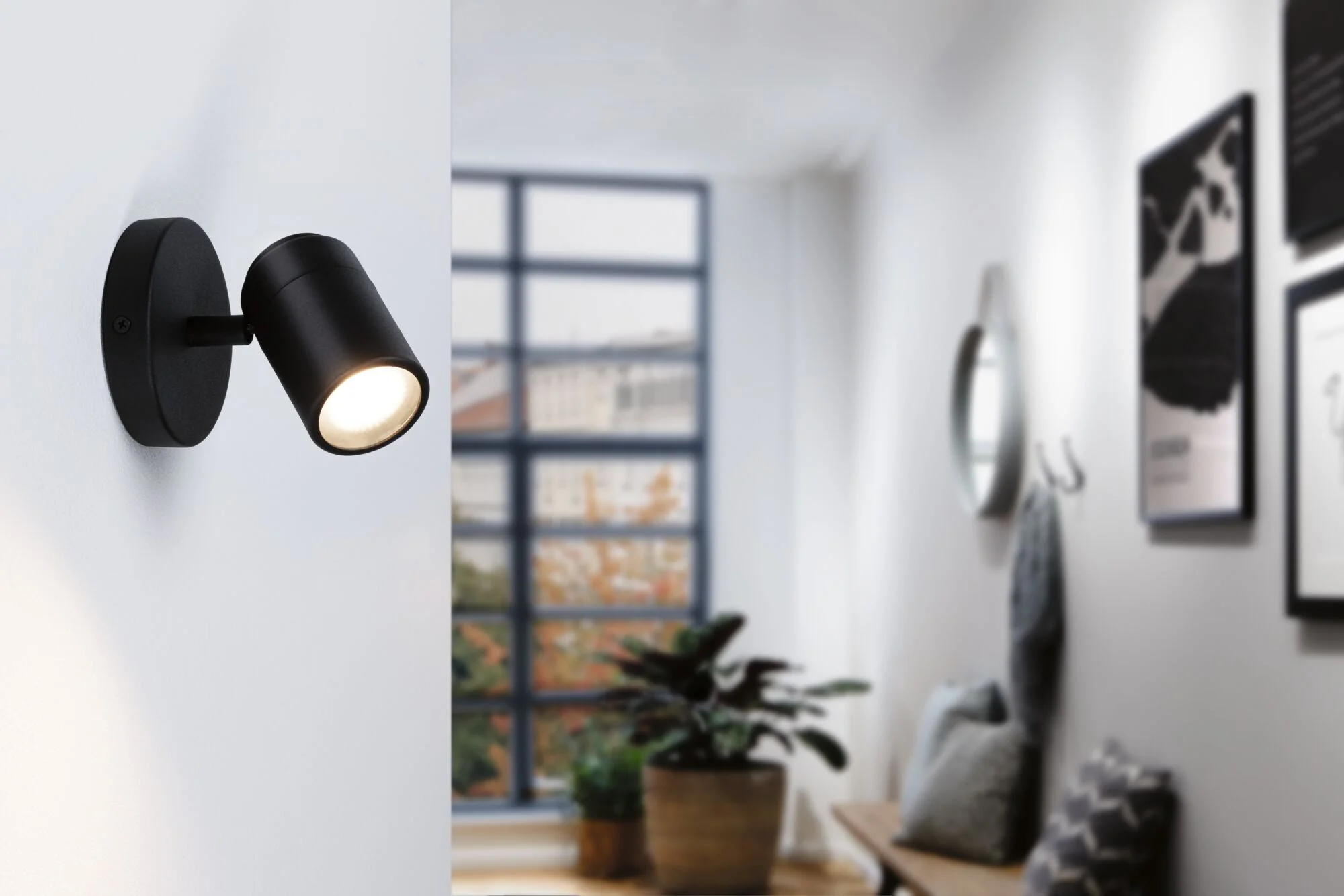 Spotlight Zyli IP44 GU10 230V max. 10W dimmbar Schwarz matt - Image 3