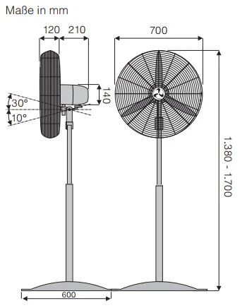 Stand-Windmaschine WM3 Eco Stand IP44 SL - Image 6