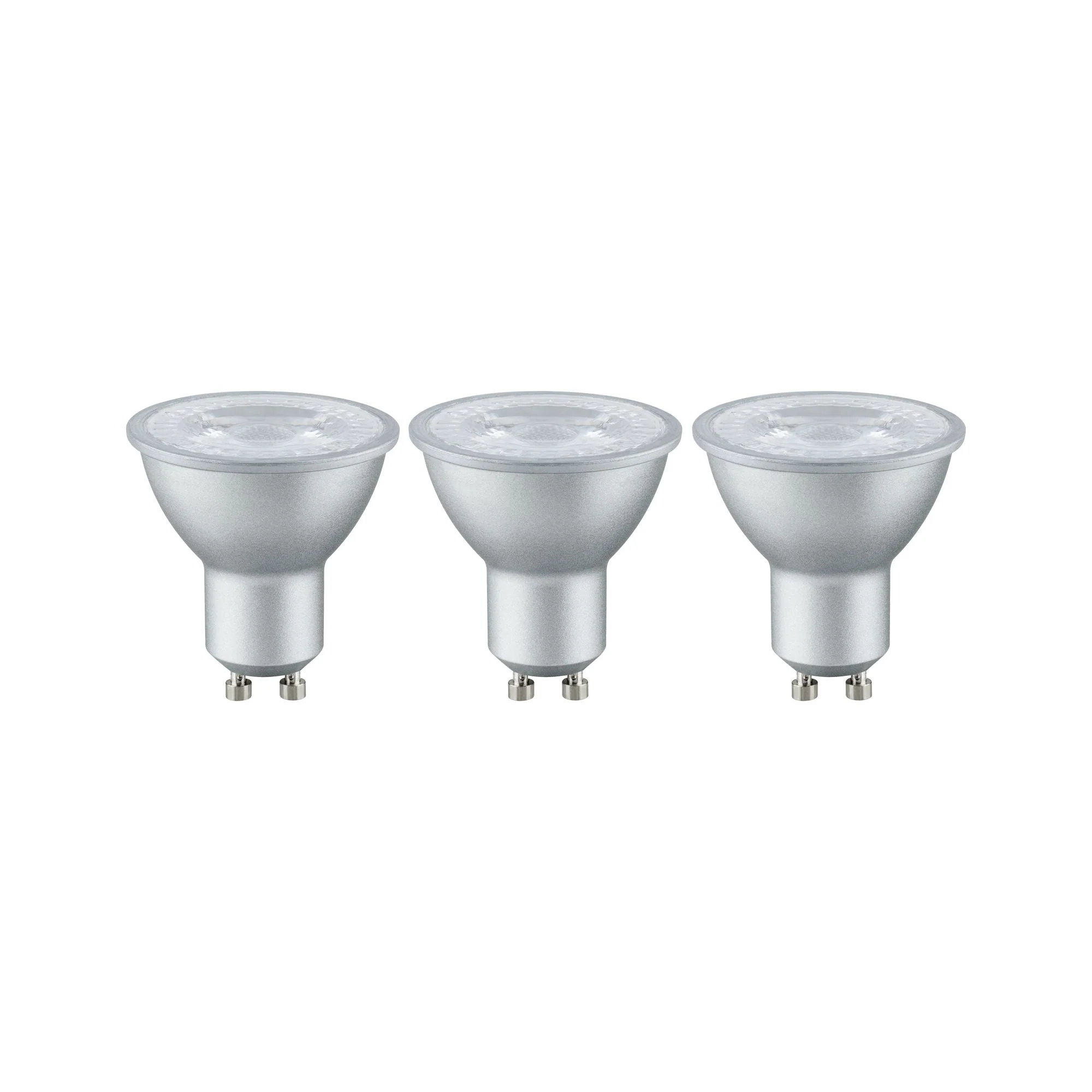 Standard 230V LED Reflektor 3er-Pack 3x230lm 3x4W 2700K Alu