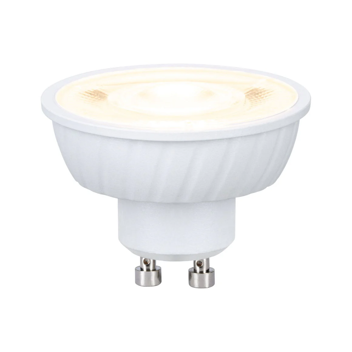 Standard 230V LED Reflektor GU10 Flat 37mm 550lm 4,9W 2700K Dimmbar Signalweiß - Image 7