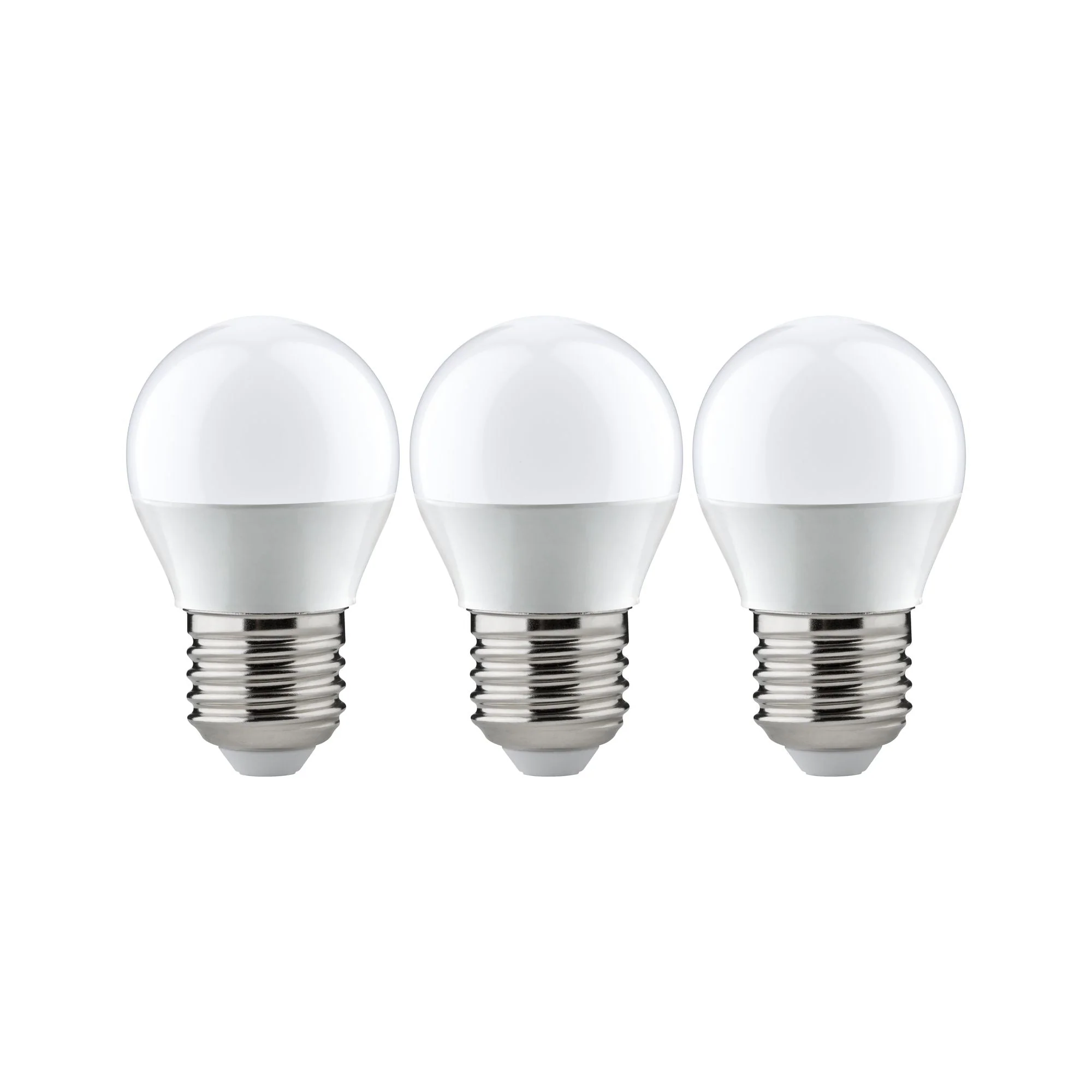 Standard 230V LED Tropfen 3er-Pack 3x470lm 3x5,5W 2700K Opal