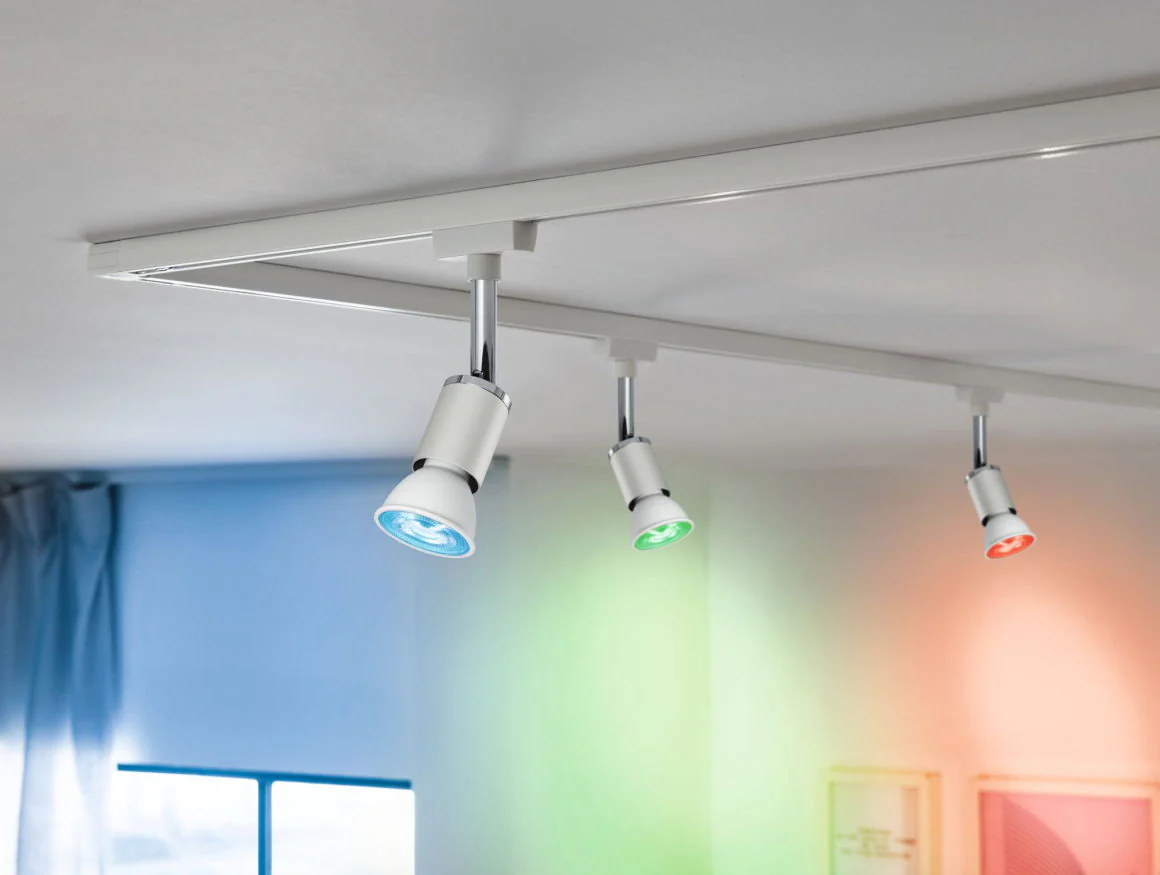 Standard 230V Smart Home Zigbee 3.0 LED Reflektor GU10 350lm 4,8W RGBW+ dimmbar Weiß matt - Image 3