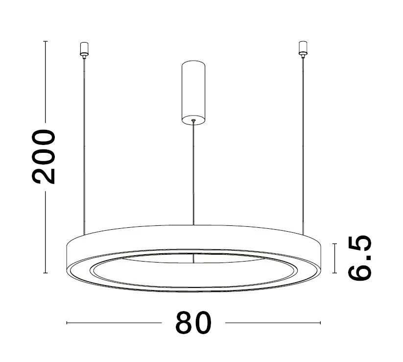 STING Pendelleuchte 50 Watt 800 mm 3000 Kelvin dimmbar - Image 5
