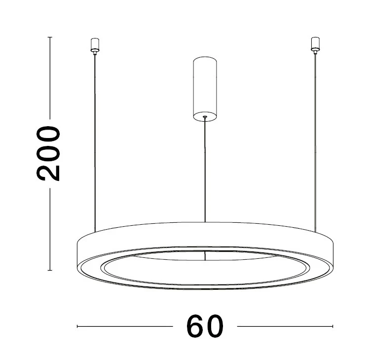 STING Pendelleuchte 40 Watt 600 mm 3000 Kelvin dimmbar - Image 6