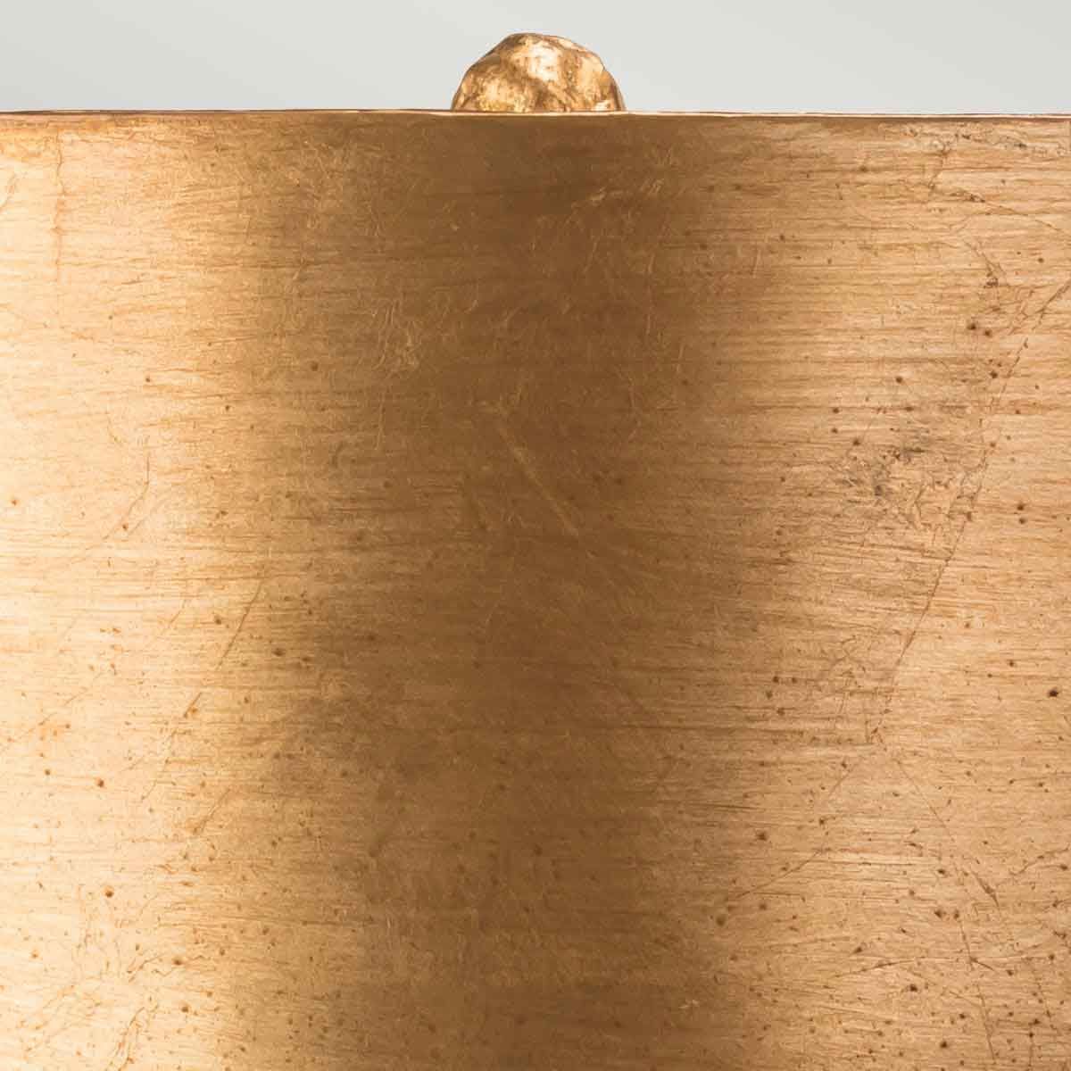 Tischlampe Bienville mit 1 Licht, Silber/Gold und Braun mit vergoldetem Goldschirm - Image 3