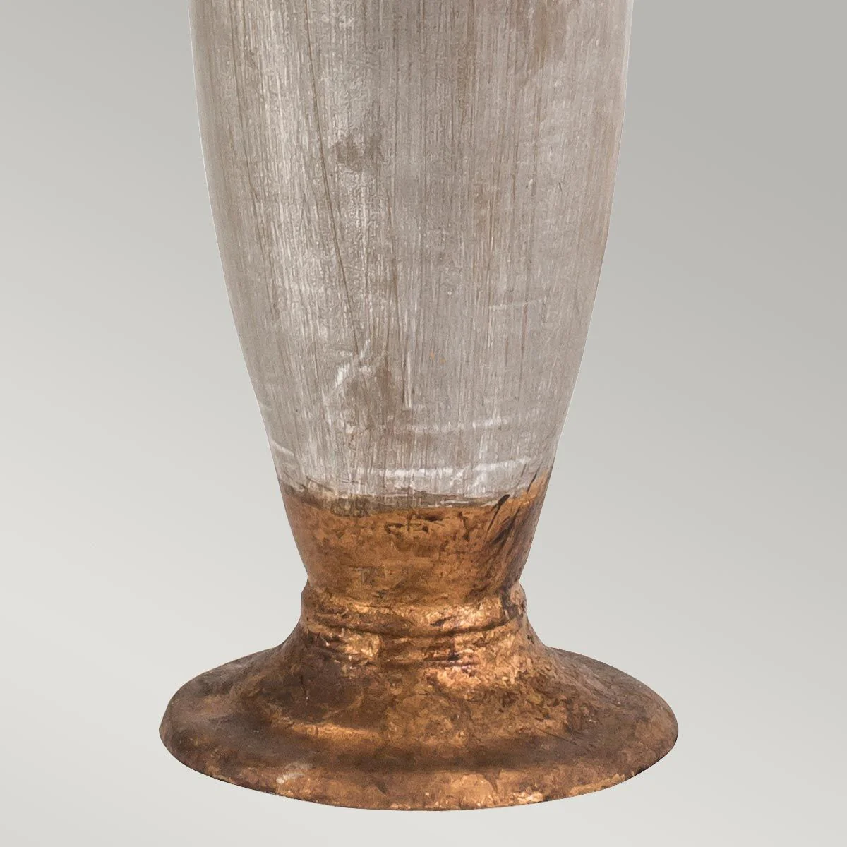 Tischlampe Bienville mit 1 Licht, Silber/Gold und Braun mit vergoldetem Goldschirm - Image 5
