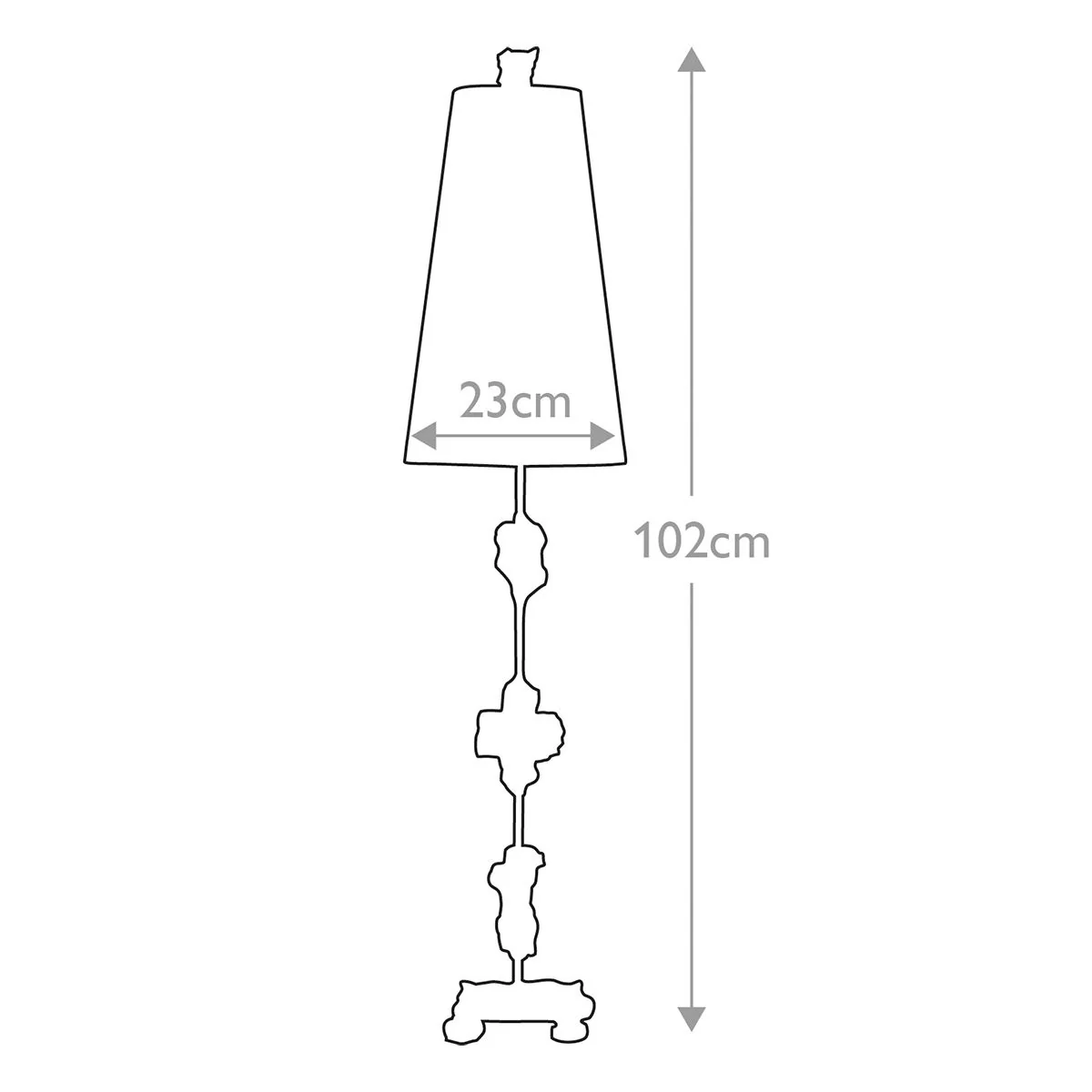 Tischlampe „Fragment“ mit 1 Licht, gealtertes Gold mit Blattgold und Schirm aus Umbraglasur - Image 7