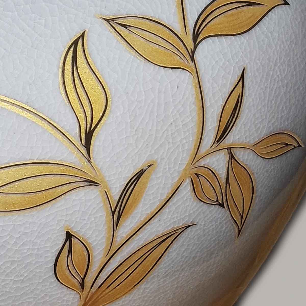 Tischlampe Leaves Brown Gold mit 1 Licht - Braun und Gold - Image 6