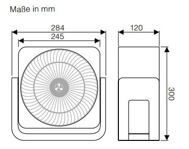 Tischventilator Airos Circubox - Image 2