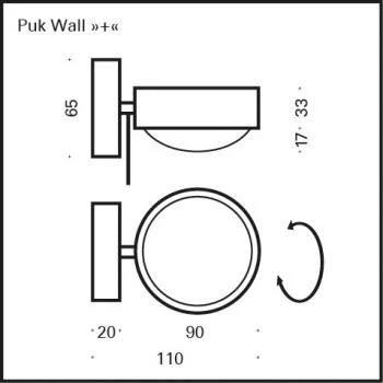 PUK WALL >> + << LED-Retrofit Wandlampe - Image 5