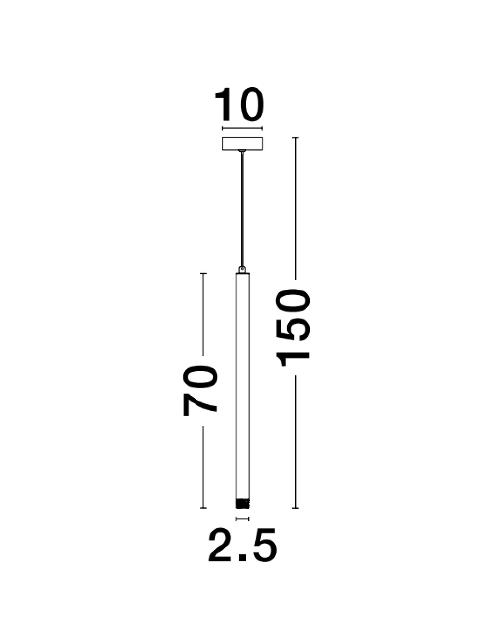 TRIMLE Pendelleuchte 3 Watt 250 mm 3000 Kelvin - Image 5