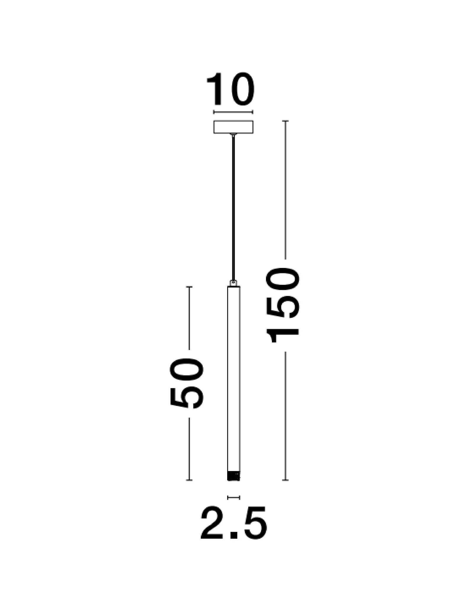 TRIMLE Pendelleuchte 3 Watt 250 mm 3000 Kelvin - Image 2