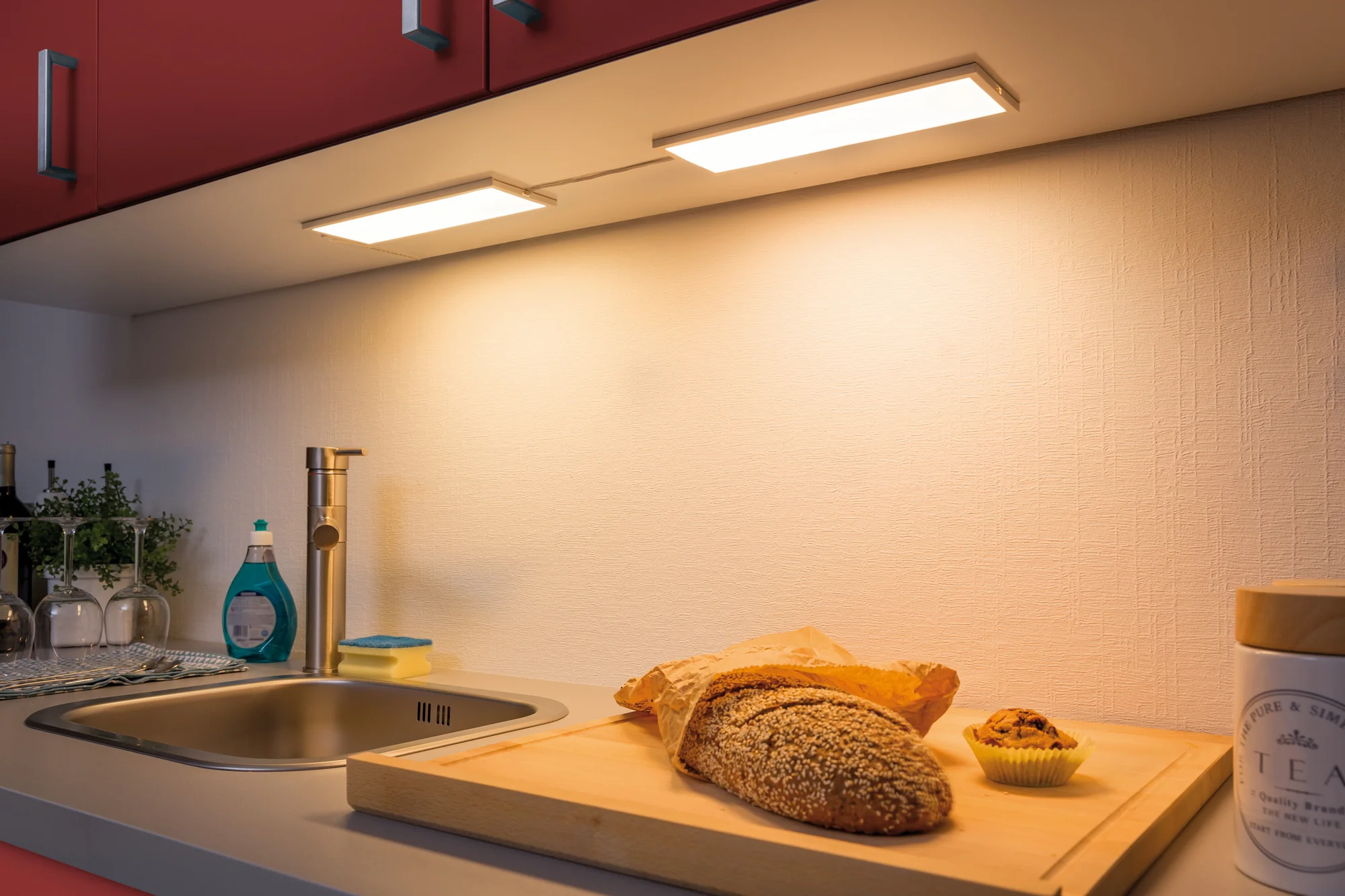 Unterschrank-Panel LED Ace 7,5W Weiß 10x30cm Basisset - Image 3