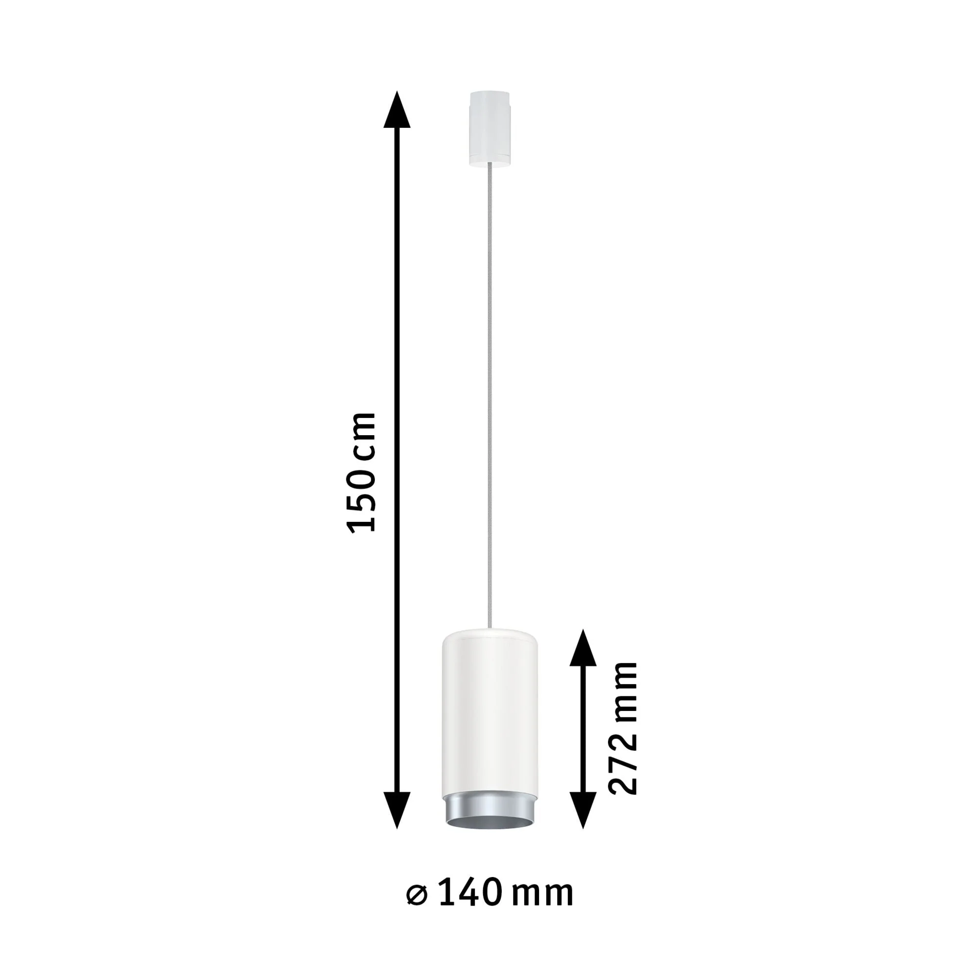 URail Corus E27 max. 50W dimmbar 230V Weiß - Image 3