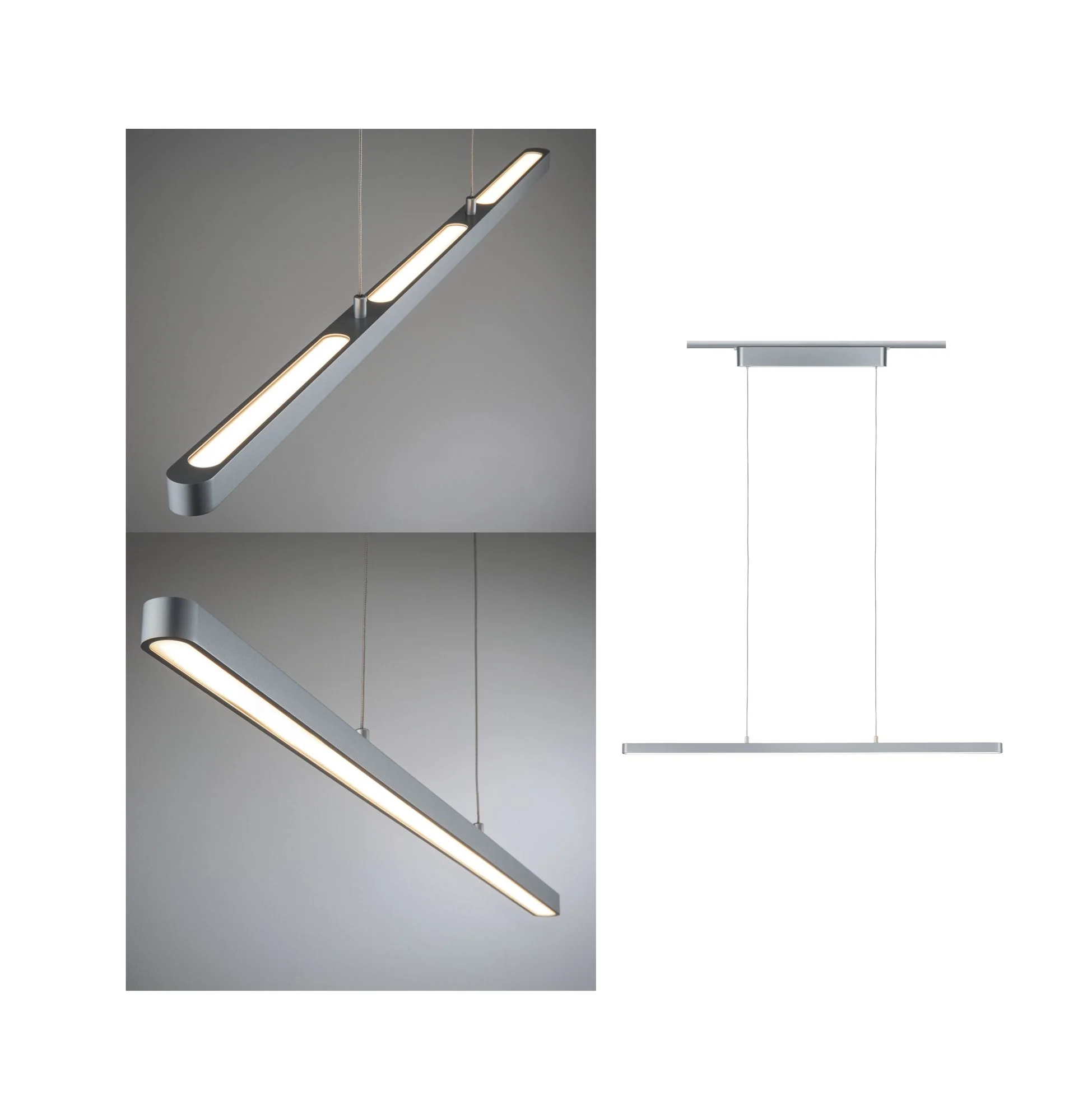 URail LED Pendel Lento Chrom matt 41W dimmbar