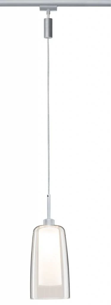 URail LED Pendulum Arido II 5W GU10 Chrom matt mit klarem und satiniertem Glas - Image 2