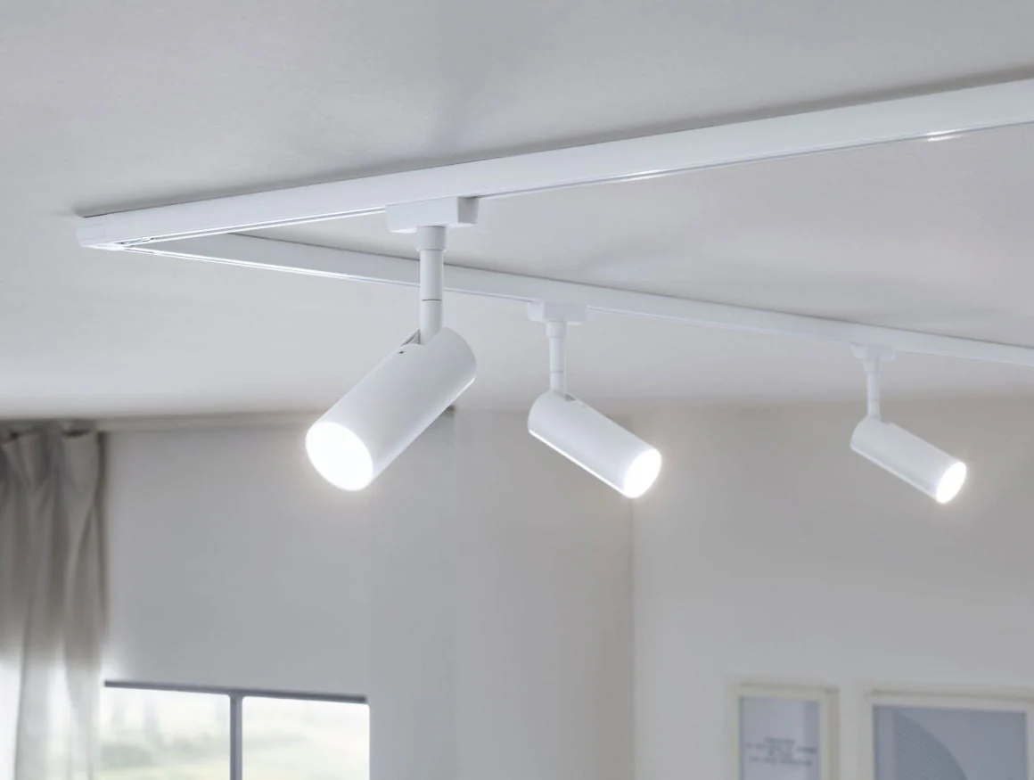 URail LED Schienenspot 3-Step-Dim Tubo Einzelspot  150lm 4W 3000K dimmbar 230V Signalweiß - Image 4