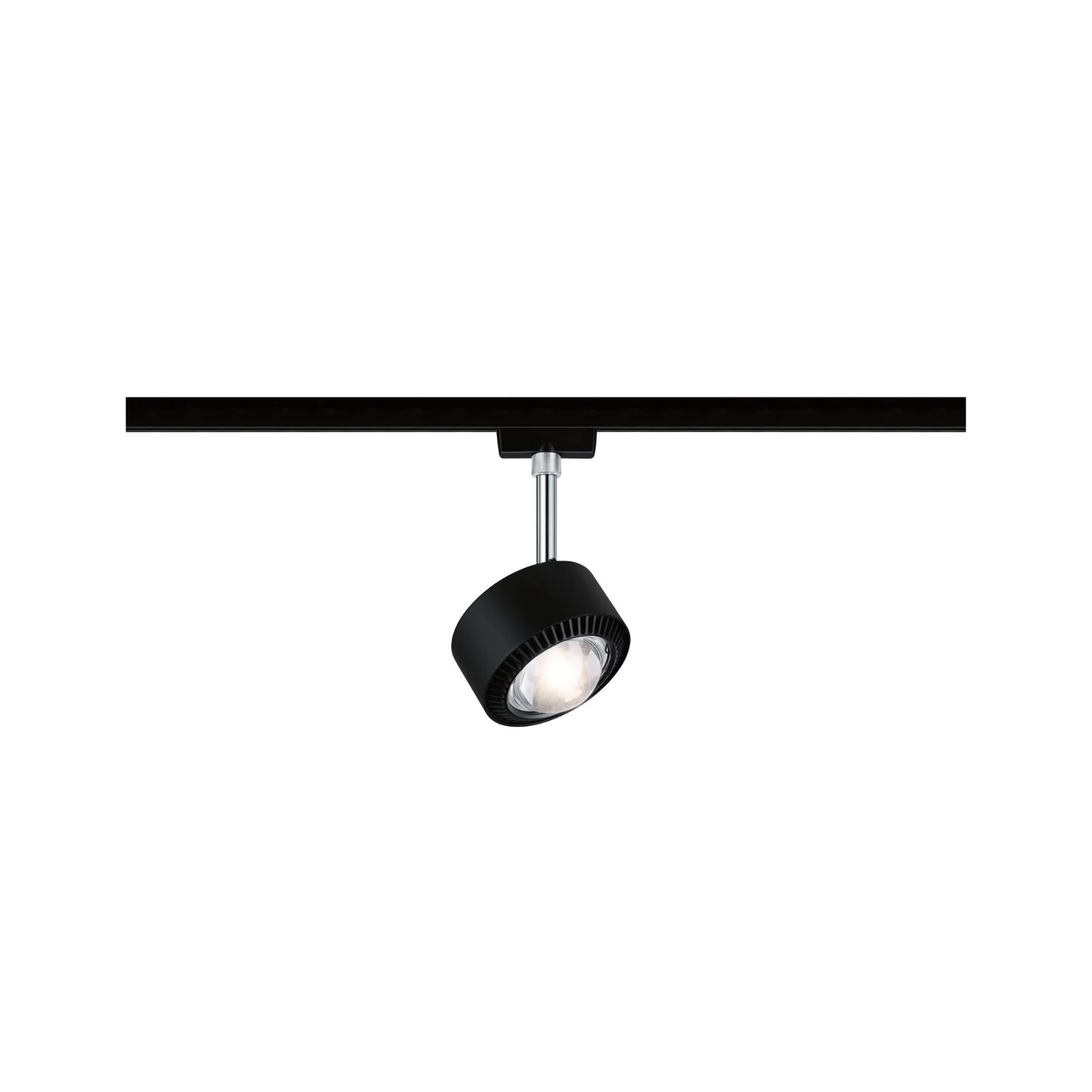 URail LED Schienenspot Aldan Einzelspot 800lm 8W 4000K dimmbar 230V Schwarz matt/Schwarz