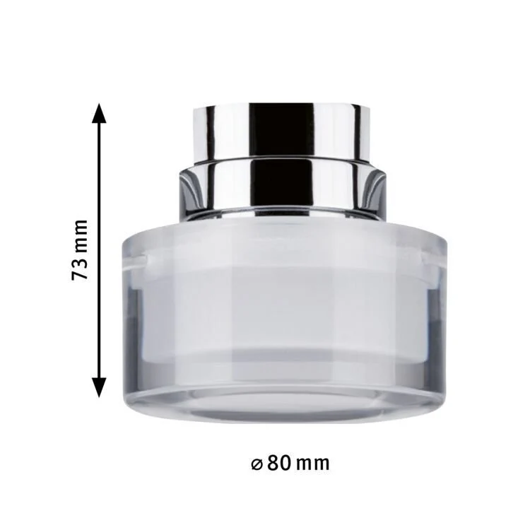 URail LED Schienenspot Topa Dot  320lm 4000K dimmbar 230V Chrom/Klar/Satin - Image 2