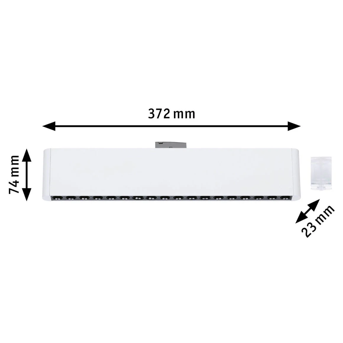 URail Lightbar3-Step-Dim Zelos 1100lm 10W 3000K/4000K dimmbar 230V Signalweiß - Image 2