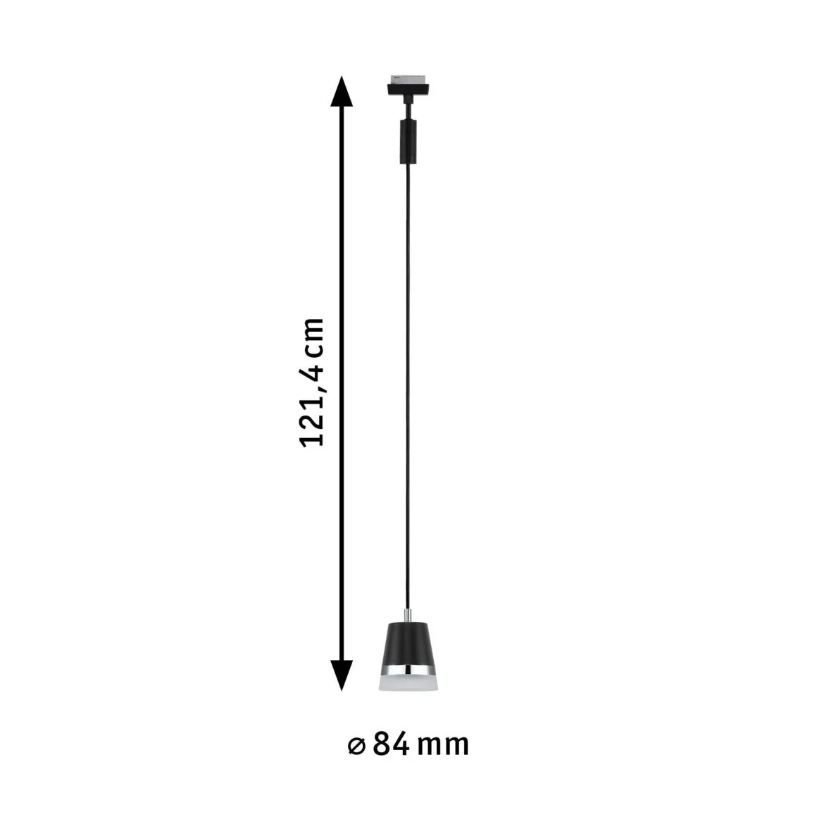 URail Pendel Cone max 1x10W GU10 Sw m - Image 3