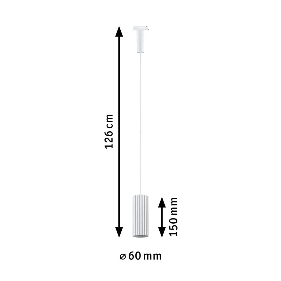 URail Pendel Lirena  GU10 max. 10W 230V Signalweiß - Image 3