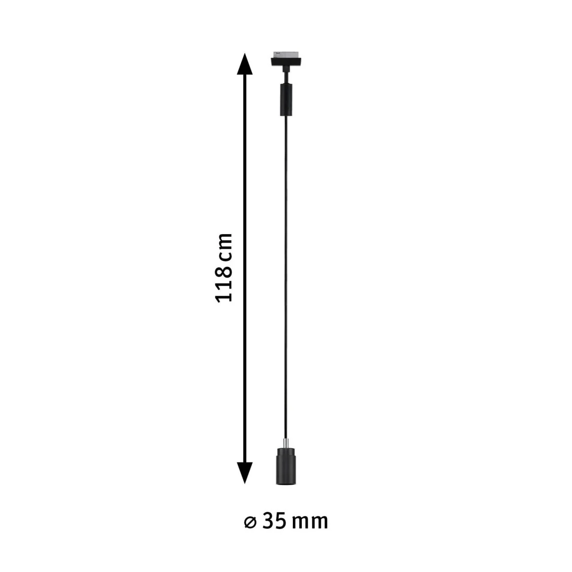 URail Pendel Runa max 1x10W GU10 Sw m - Image 2