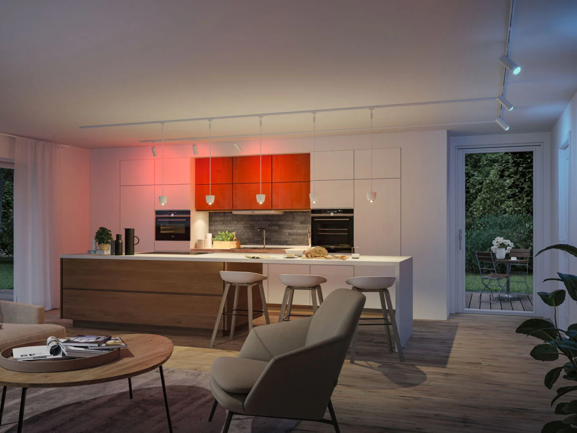URail Pendel Smart Home Zigbee 3.0 Tyros RGBW 200lm 4,5W RGBW+ dimmbar 230V Signalweiß - Image 3