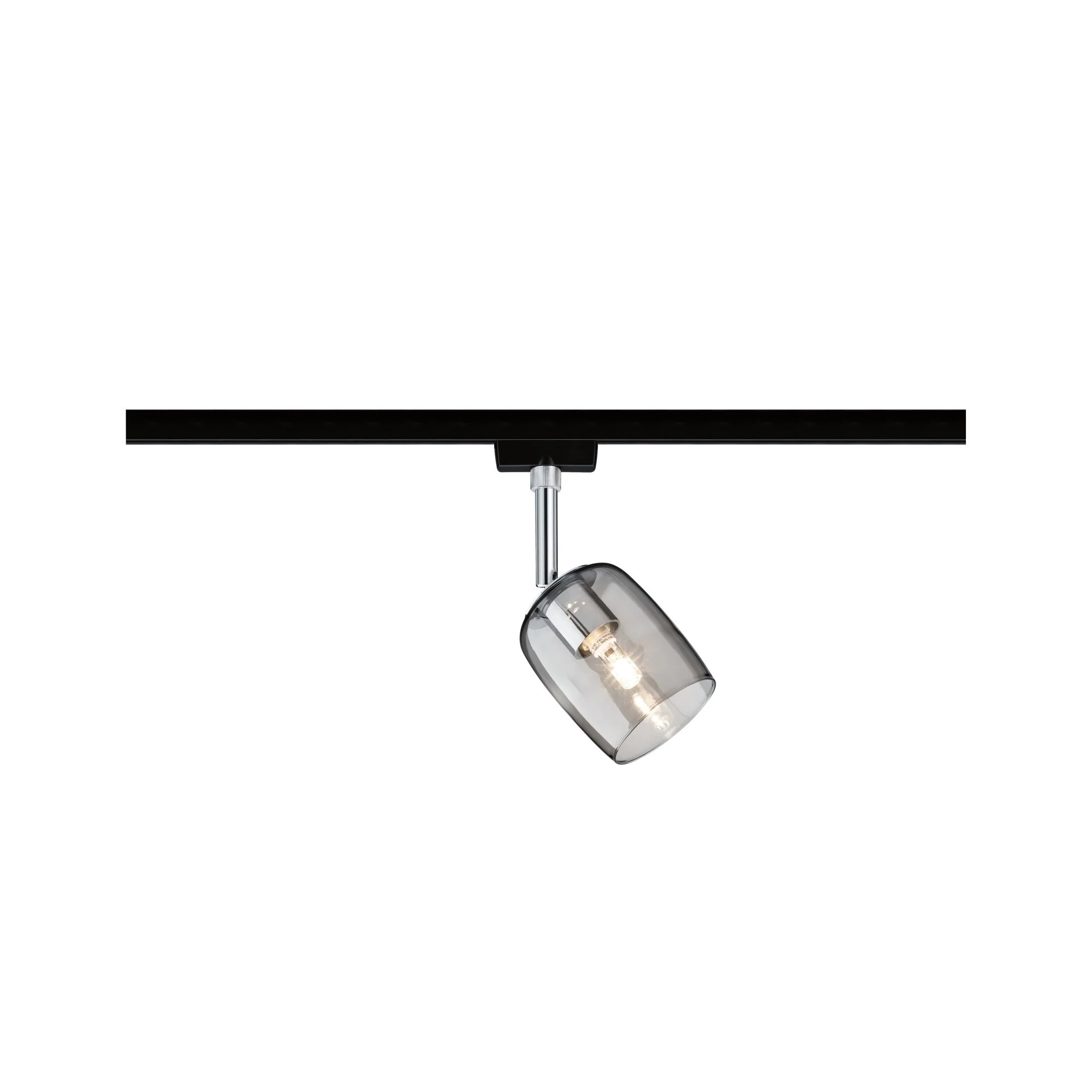 URail Schienenspot Blossom Einzelspot G9 max. 10W dimmbar 230V Schwarz matt/Rauchglas - Image 3