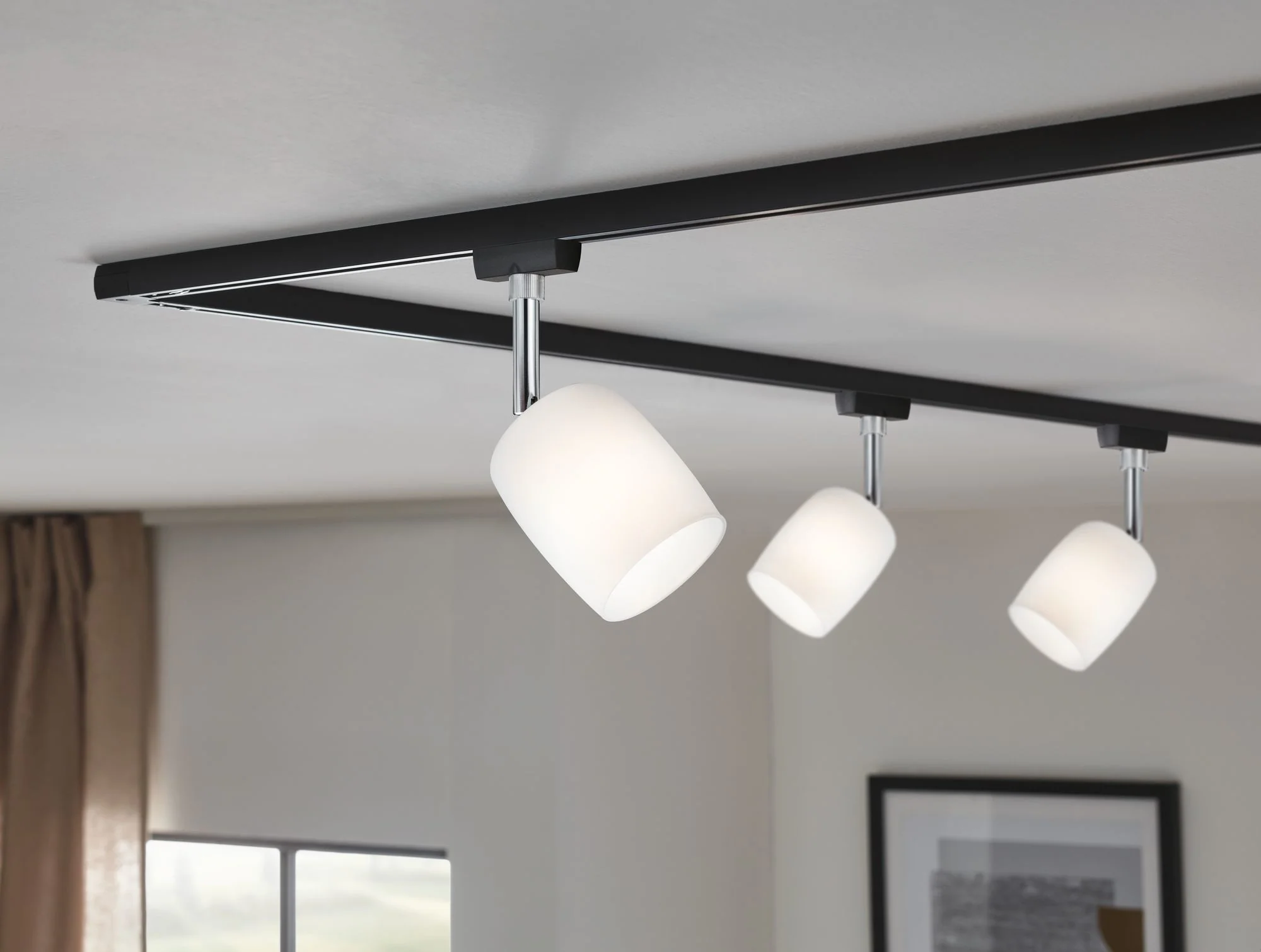 URail Schienenspot Blossom Einzelspot G9 max. 10W dimmbar 230V Schwarz matt/Satin - Image 2