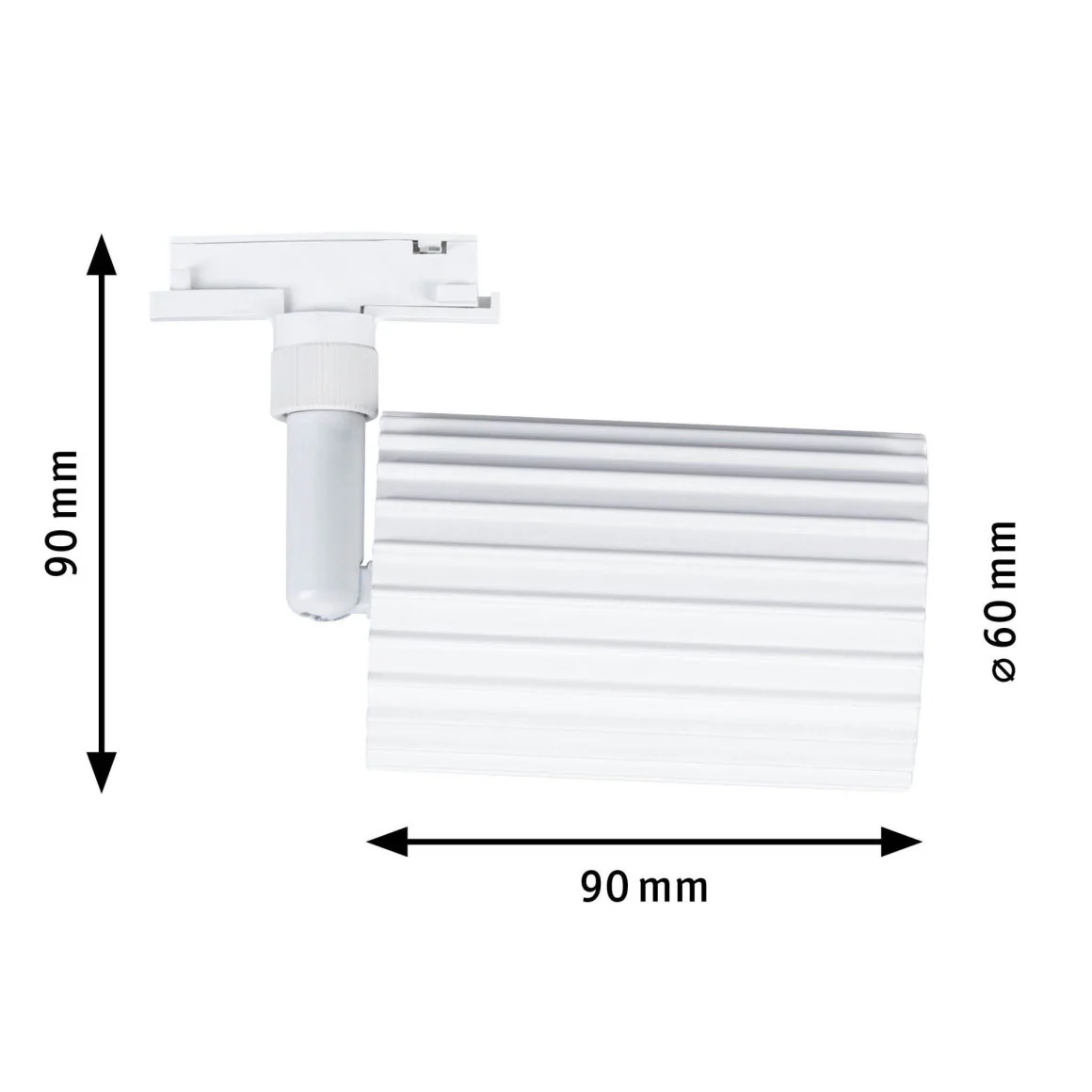 URail Schienenspot Lirena GU10 max. 10W 230V Signalweiß - Image 3