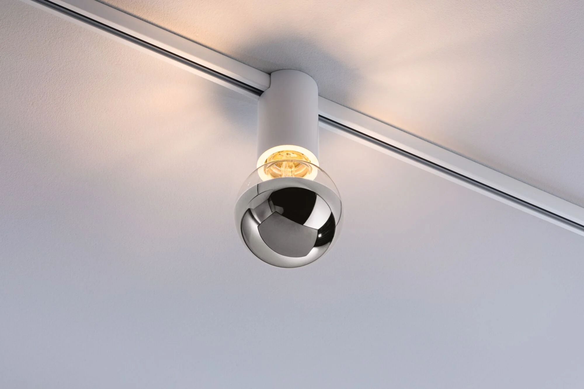URail Schienenspot Socket  E27 max. 20W dimmbar 230V Signalweiß - Image 4