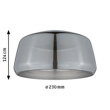 URail Schirm Neila 2Easy  230mm Rauchglas - Image 3