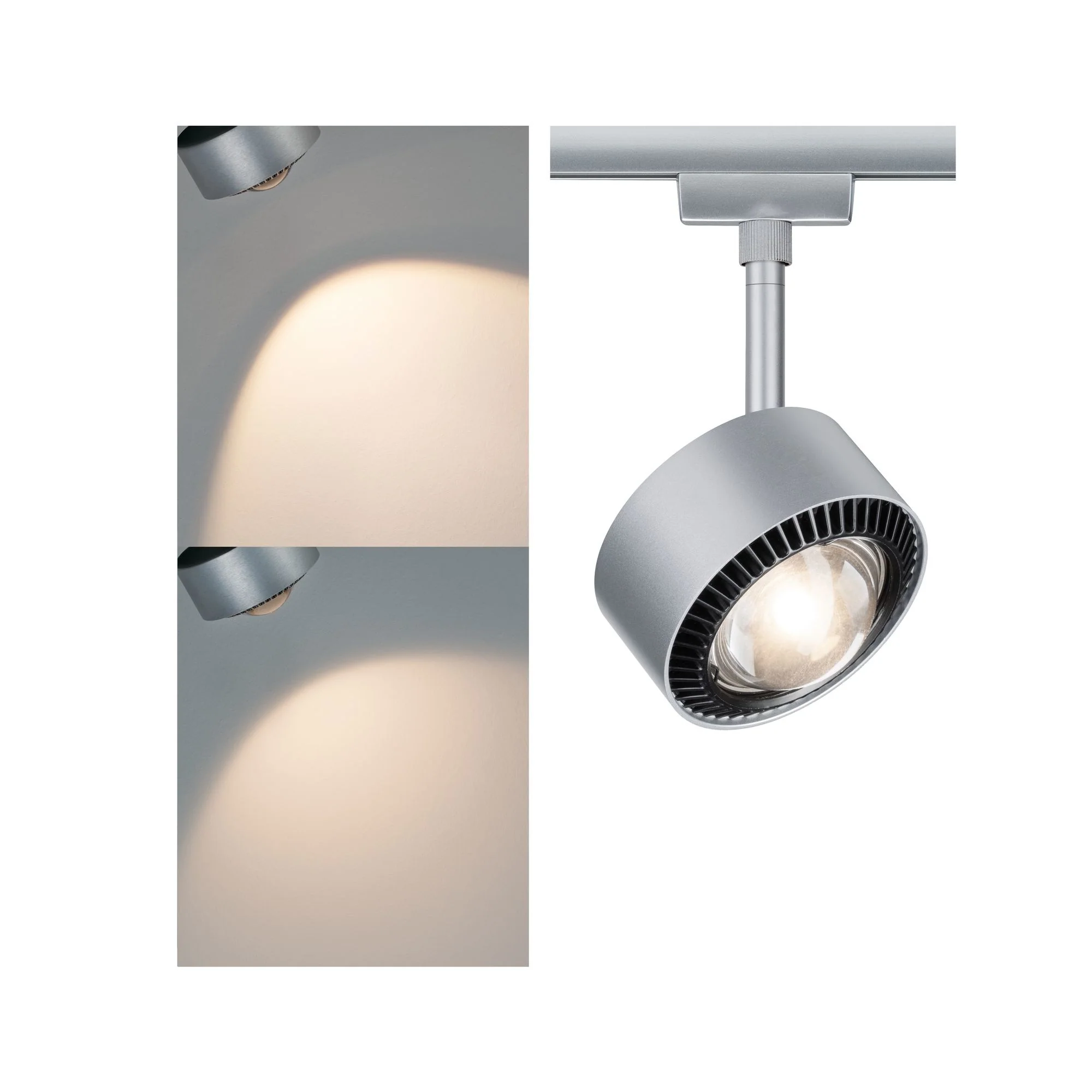 URail LED Schienenspot Aldan Einzelspot 498lm 8W 2700K dimmbar 230V Weiß/Schwarz - Image 2