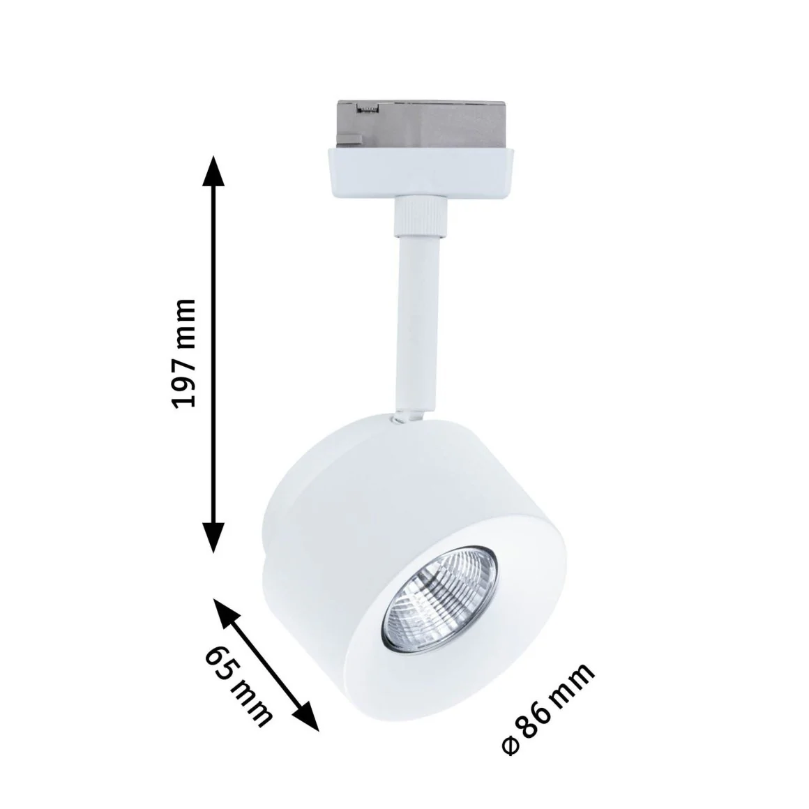 URail Spot Circle Dim 7,4W 3000K Signalw - Image 3