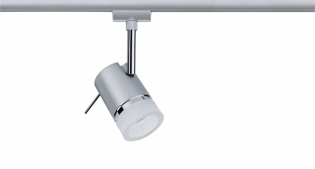 URail Spot Pipe max.1x10W GU10 Chrom mat Chrom 230V Metal - Image 3